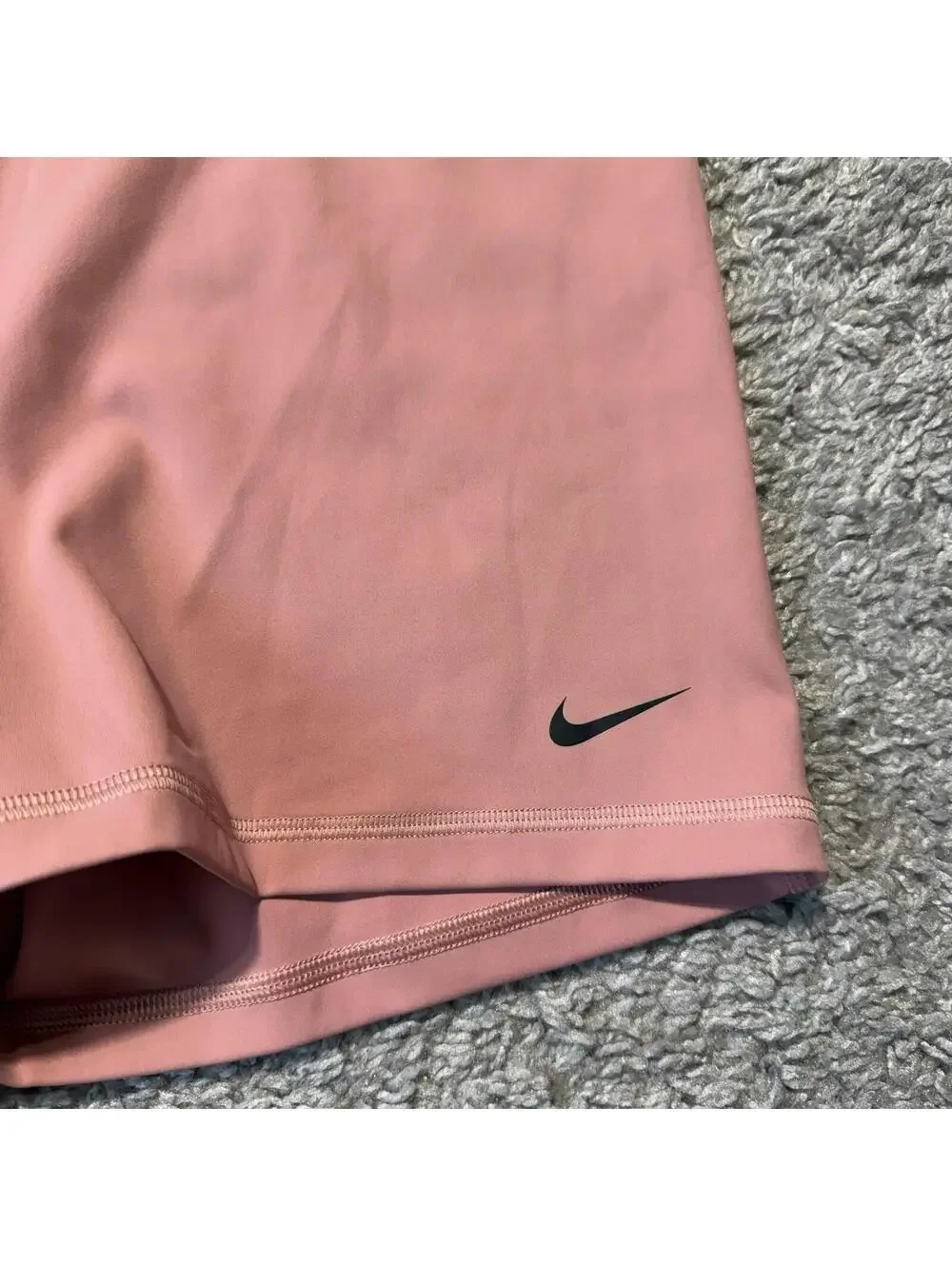 Nike Pro Women’s 3'' Volleyball/Yoga Shorts Red Stardust/Black CZ9857 Pink Large - Picture 2 of 8